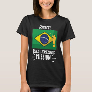 Brazil Belo Horizonte Mormon LDS Mission Missionar T-Shirt