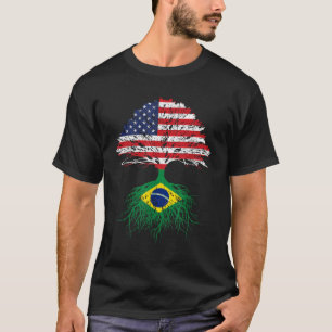 Brazil Brasil Roots American Grown For Men Women K T-Shirt