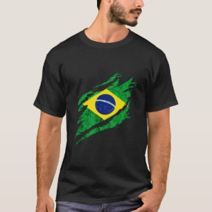 Brazil Brazilian Flag Progress Brasilian Brazilian T-Shirt