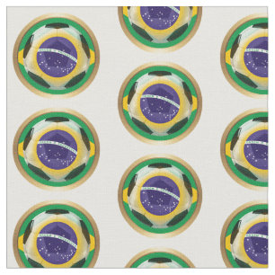 Brazil Brazilian Flag Soccer Ball Fabric