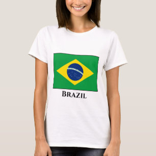 Brazil (Brazilian) Flag T-Shirt