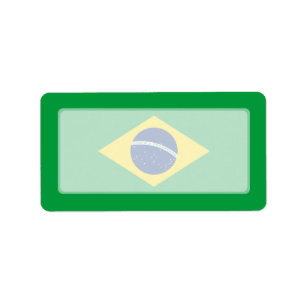 Brazil – Brazilian National Flag Label