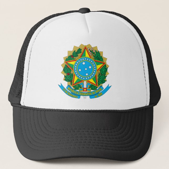 Brazil Coat of Arms Hat (Front)