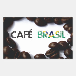 Brazil coffee sticker
