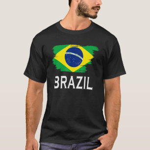 Brazil Country Brazilian Flag for Men Women Kids B T-Shirt