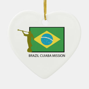 BRAZIL CUIABA MISSION LDS CERAMIC ORNAMENT