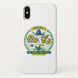 Brazil Culture Badge Cafe Samba Football Amazonia Case-Mate iPhone Case