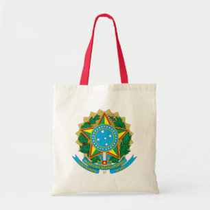 brazil emblem tote bag