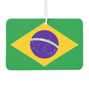 Brazil Flag Air Freshener