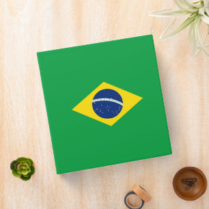Brazil flag binder