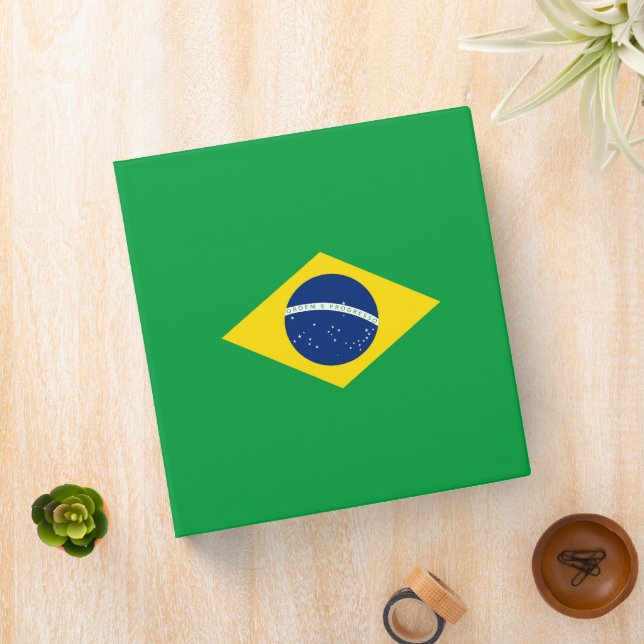 Brazil flag binder (In Situ)