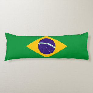 Brazil Flag Body Pillow