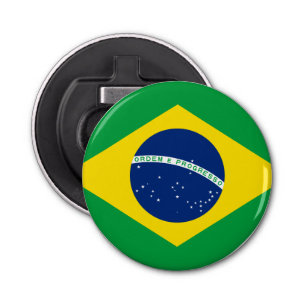 Brazil Flag Bottle Opener