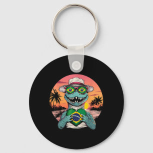 Brazil Flag Brazilian Roots Brasilian Pride Brasil Keychain