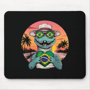 Brazil Flag Brazilian Roots Brasilian Pride Brasil Mouse Pad