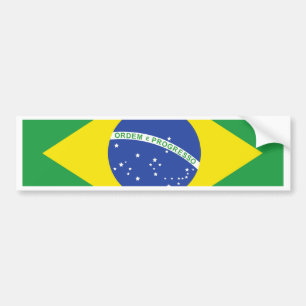 Brazil Flag Bumper Sticker
