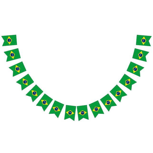 Brazil flag bunting banner (All)