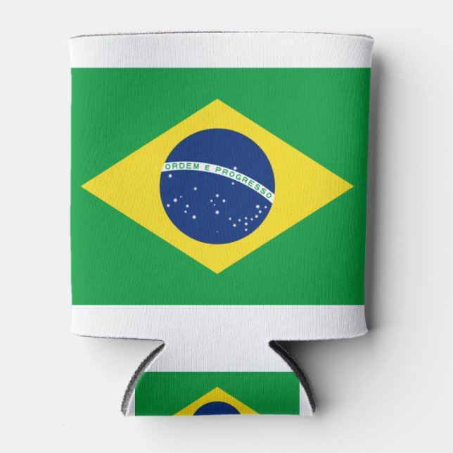 Brazil Flag Can Cooler (Front)