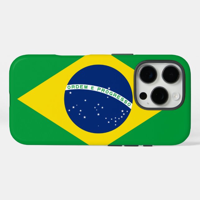 Brazil flag Case-Mate iPhone case (Back (Horizontal))
