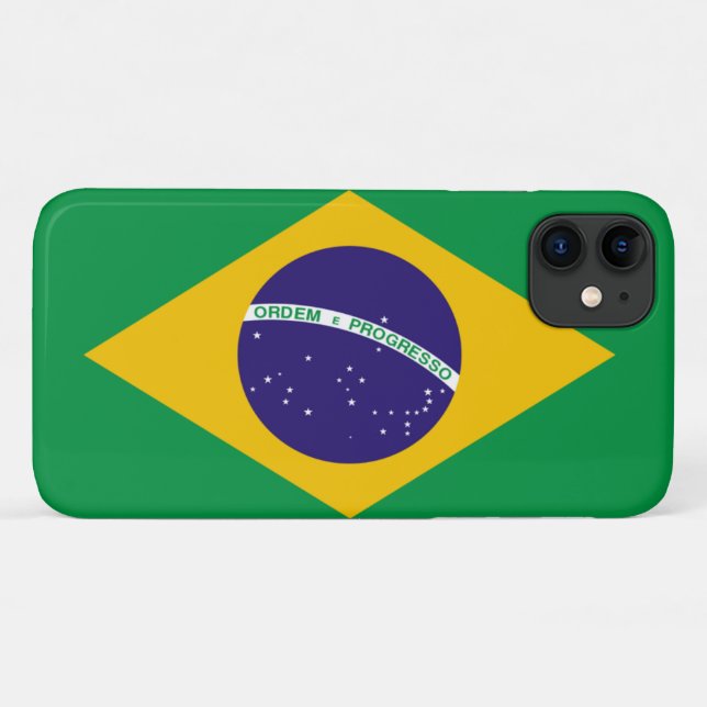 Brazil flag Case-Mate iPhone case (Back (Horizontal))