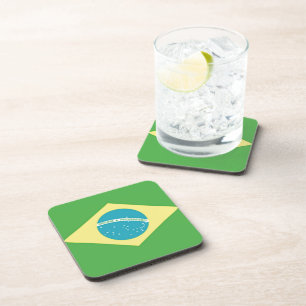Brazil Flag Coaster