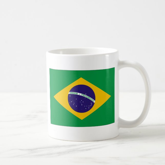 Brazil flag coffee mug (Right)
