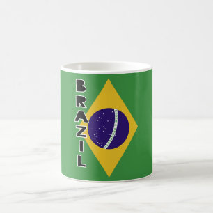 Brazil Flag Coffee Mug