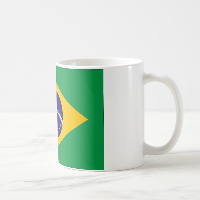 Brazil flag coffee mug (Right)