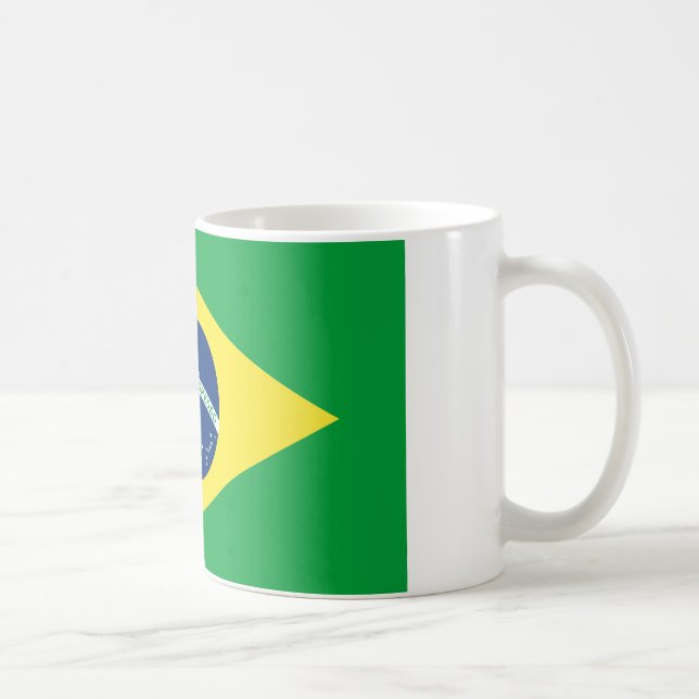 brazil flag coffee mug (Right)