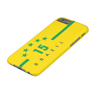 Brazil Flag Colours World Cup Soccer Barely There iPhone 6 Case