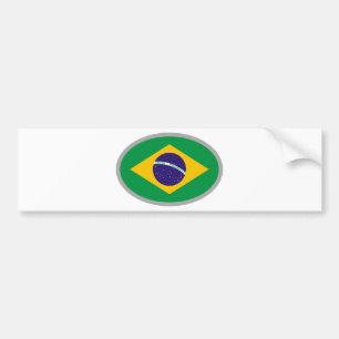 Brazil Flag - Cool Design! Bumper Sticker