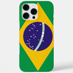Brazil Flag Customizable iPhone 16 Pro Max Case