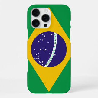 Brazil Flag Customizable iPhone 16 Pro Max Case