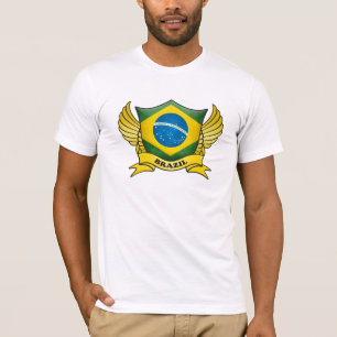 Brazil Flag Emblem T-Shirt