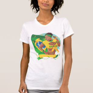 Brazil Flag Fan T-Shirt