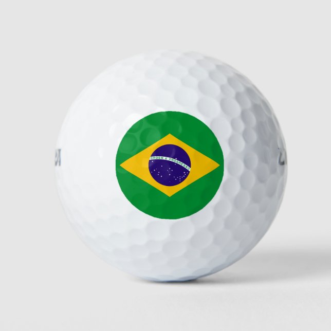 Brazil Flag Golf Balls (Front)