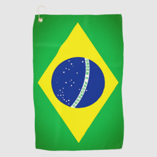 Brazil  Flag Golf Towel