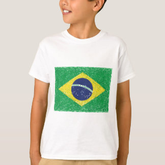 Brazil Flag *Hand-sketch* Brazilian T-Shirt