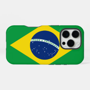 Brazil flag iPhone 16 pro case