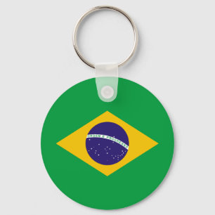 Brazil Flag Keychain
