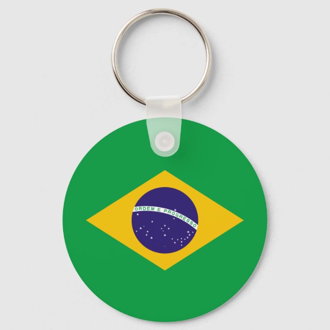 Brazil Flag Keychain (Front)