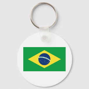 brazil flag keychain