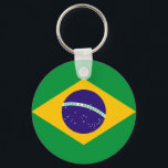 Brazil Flag Keychain<br><div class="desc">Brazil Flag</div>