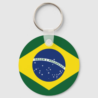 Brazil flag keychain