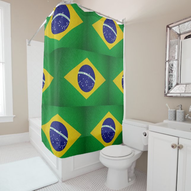 Brazil flag leather wall (In Situ)