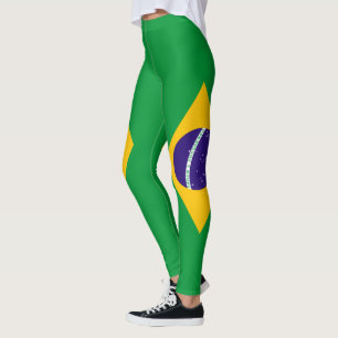 Brazil Flag Leggings
