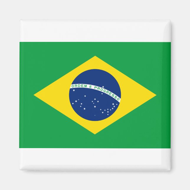 Brazil Flag Magnet (Front)