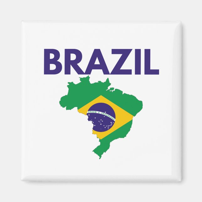 BRAZIL FLAG MAGNET (Front)