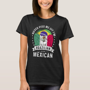 Brazil Flag Mexico Grown  Humor Citizen Pride T-Shirt