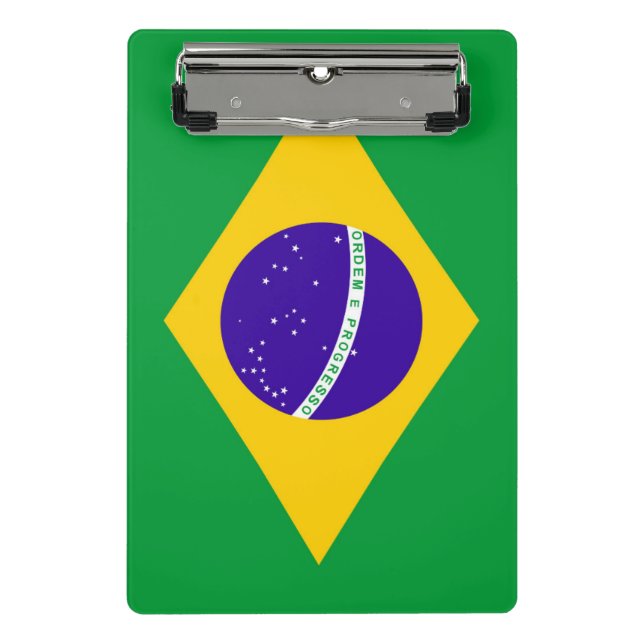 Brazil Flag Mini Clipboard (Front)